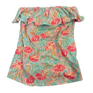Lilly Pulitzer Ruffle Tube Top